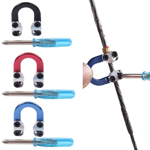 Set De Précision Pour Arc à Poulies – Anneau En D, Boucle Métal, Chaîne, Encoche – Neuf