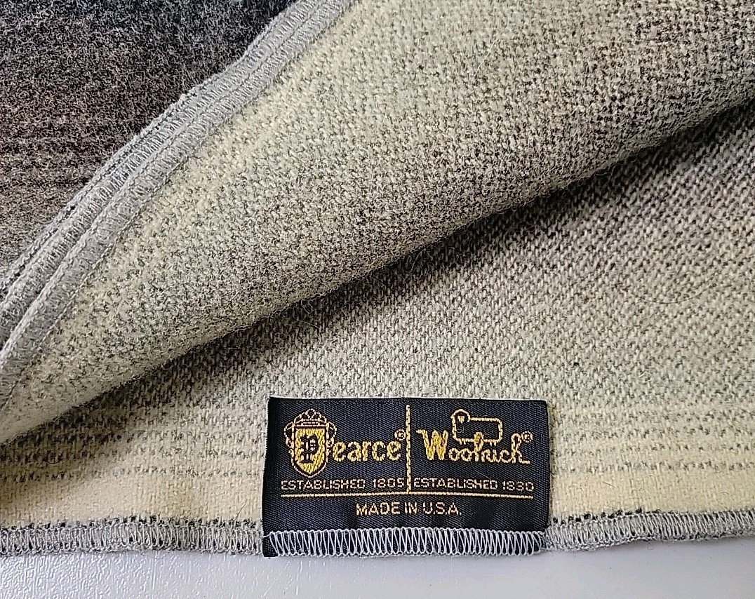 Vintage RARE Pearce Woolrich Throw Blanket 54x63” Wool Blend | eBay