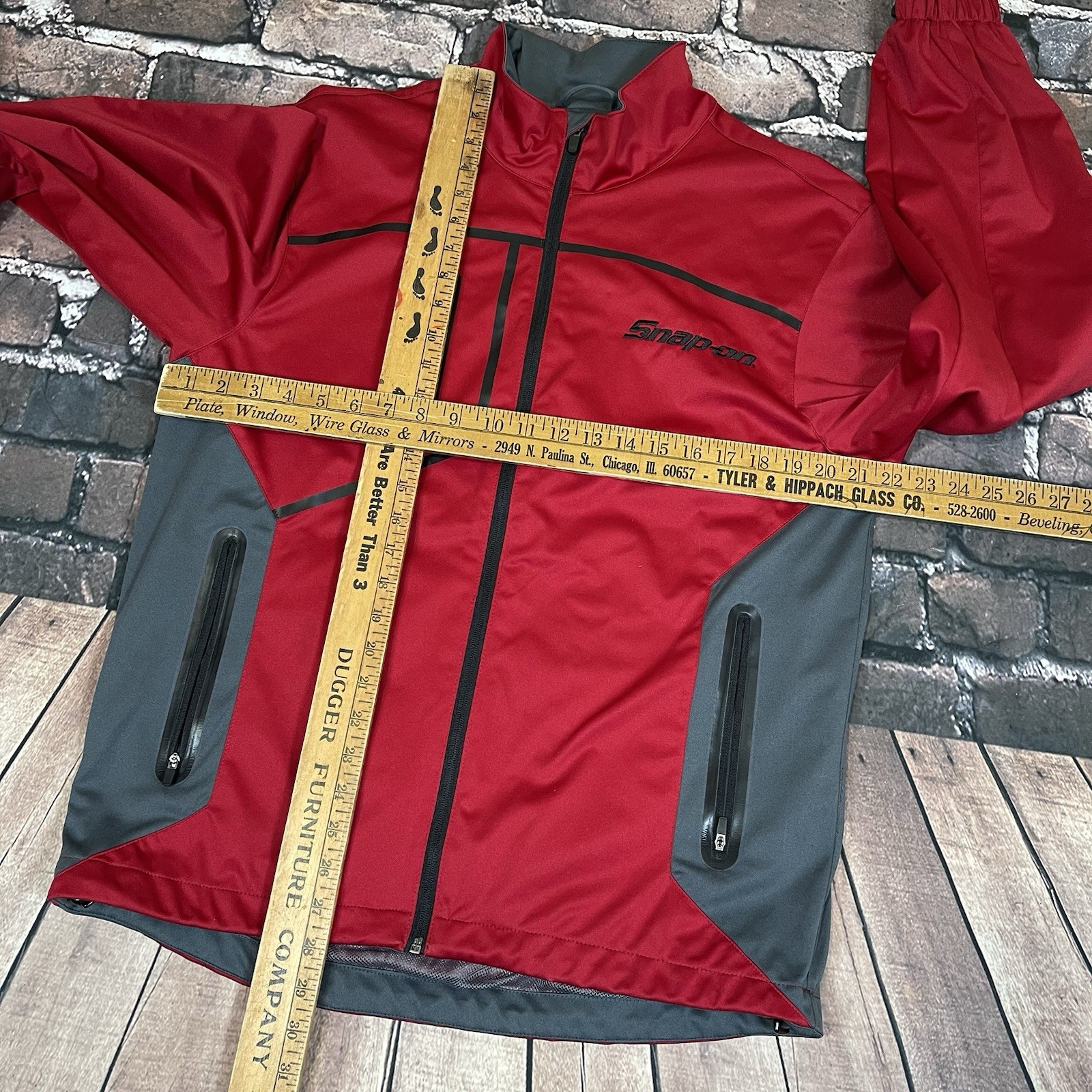 Snap-On Tools Full Zip Soft Shell Jacket Sweatshi… - image 9