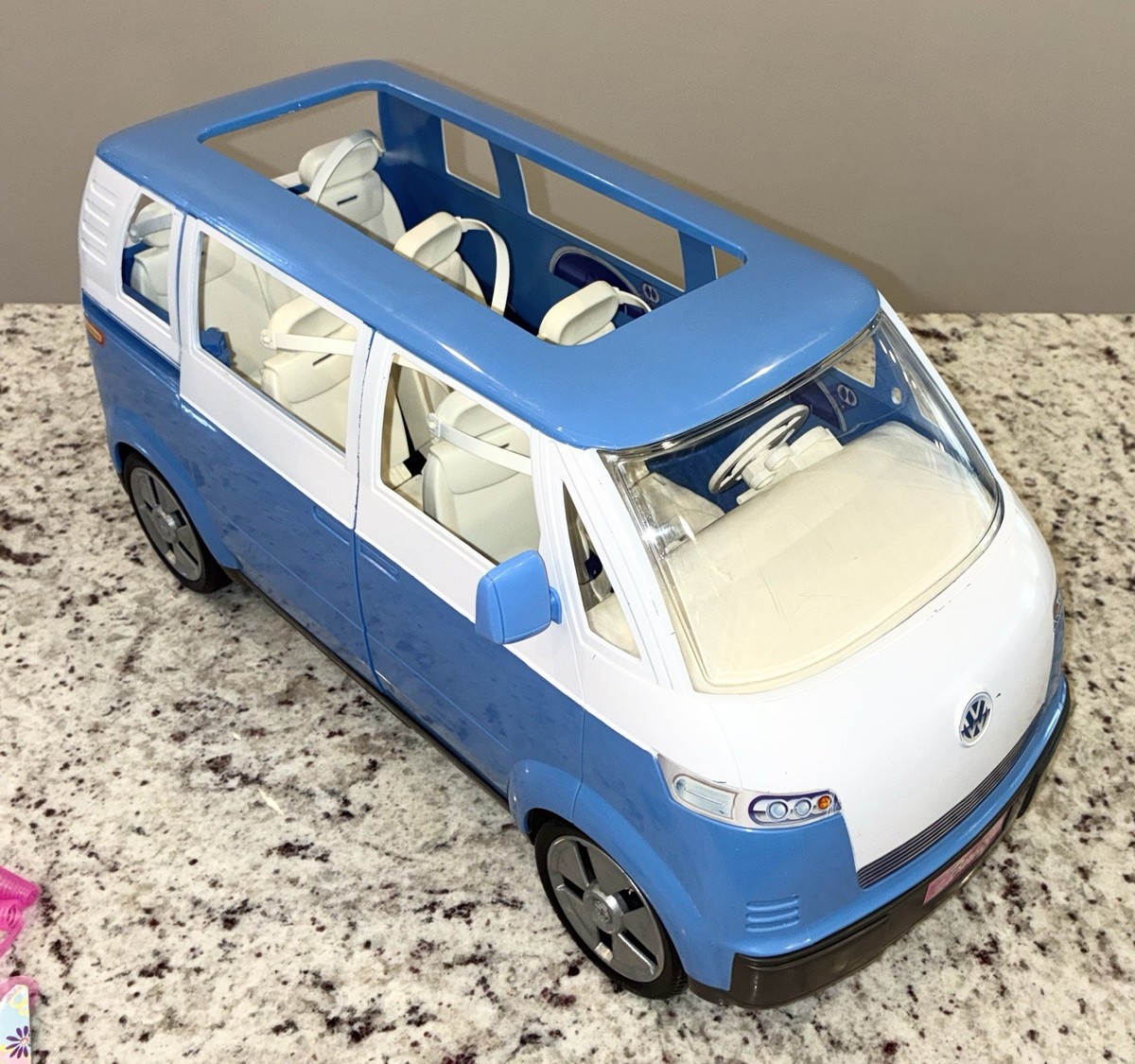 2002 Barbie Doll Volkswagen Microbus Vehicle ALMOST COMPLETE