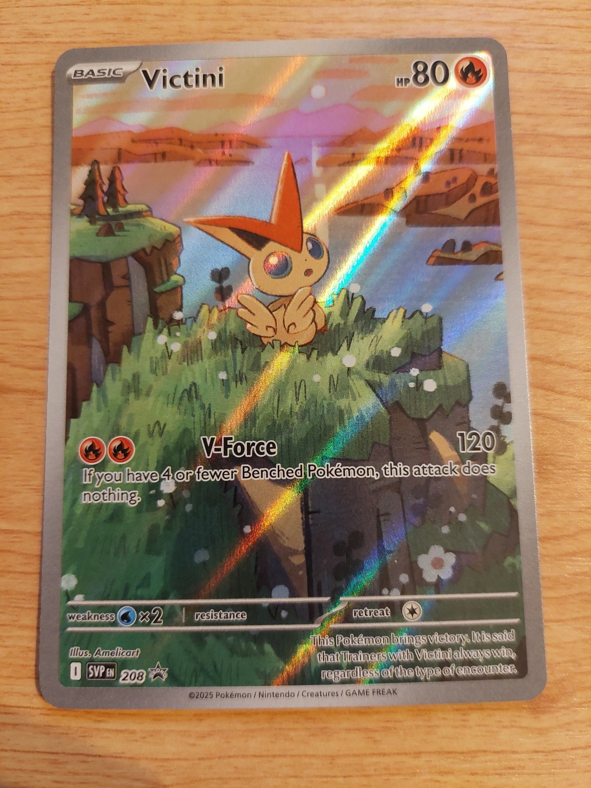 Victini - 208 (Scarlet & Violet Promo Cards) - Near Mint NM - Promo