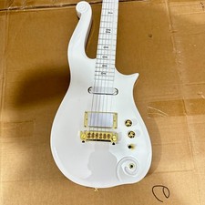 White Prince Cloud Love Symbol Electric Guitar Maple Fingerboard