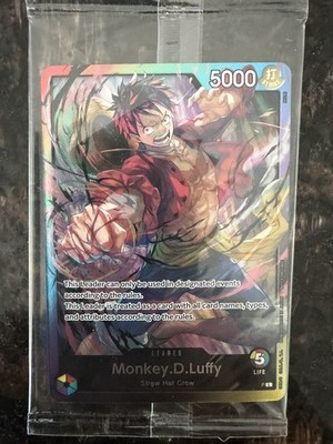 Monkey.D.Luffy (Release Event Leader) - English NM Promo Foil Sealed