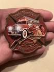 Disney Fire Dept. Challenge Coin Featuring Mickey Mouse & Goofy with Fire Truck — photo 4
