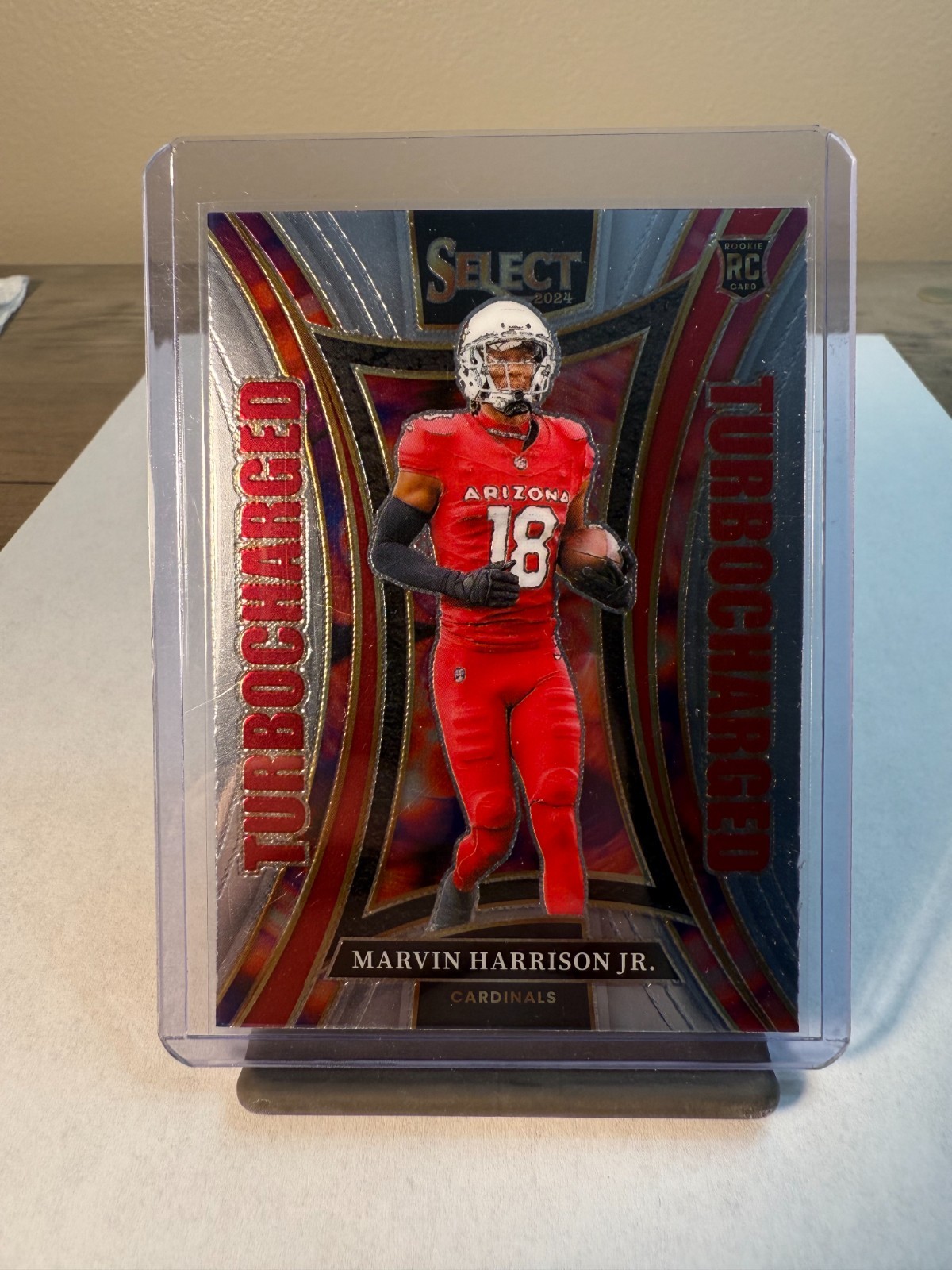 2024 Panini Select Marvin Harrison Jr. Turbo-Charged #2 Silver Prizm (Rookie)