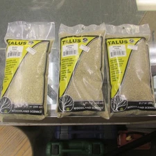 # 20 TALUS WOODLAND SCENICS (ROCK DEBRIS)  1 Buff Fine 2 Brown Fine  NIP