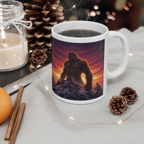 Bigfoot Sasquatch Outdoor Lover Coffee Mug | 11oz - Picture 4 of 11