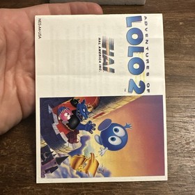 Adventures Of Lolo 2 CIB (Nintendo NES, 1990) Complete CIB - Tested - Authentic