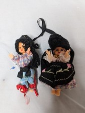 Vintage Portuguese Navare Dolls - 4" Tall Boy  Girl in Traditional Dress