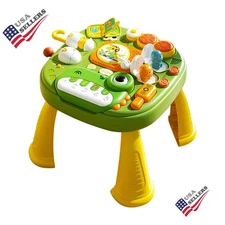 Developmental Music Activity Table Baby Activity Table Interactive Toys Fun- USA