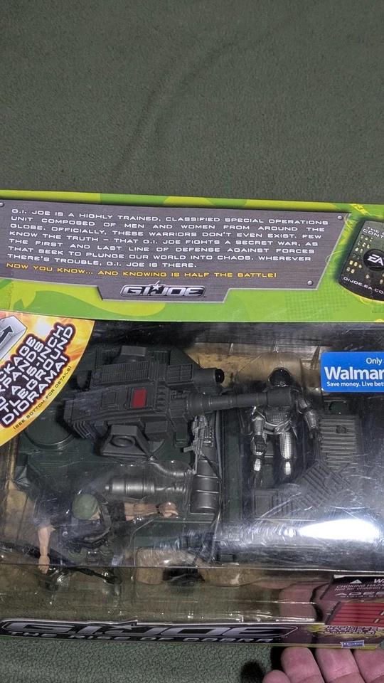 GI Joe Rise Cobra Artillería Láser Arma LEY 2009 Figuras Halcón Plata Grand Slam Foto 2 de 4