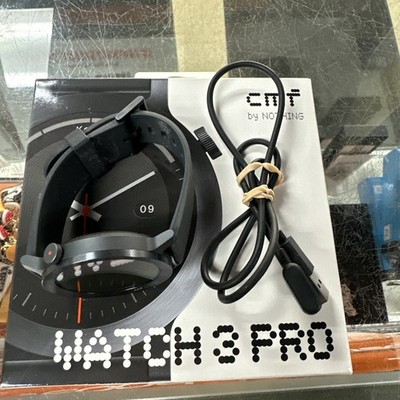 CMF by Nothing Watch 3 Pro Smartwatch with 1.43  AMOLED Display, Dual-band GPS,