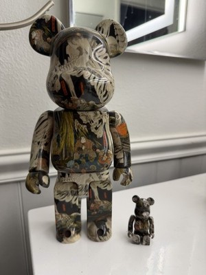 Be@rbrick Designer Bear Set Multicolor Collectible Figures, 2 Sizes