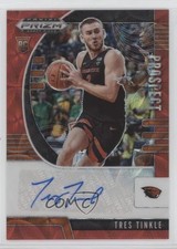 2020-21 Panini Prizm Draft Picks Prospect Choice Red 28/88 Tres Tinkle Auto u6m
