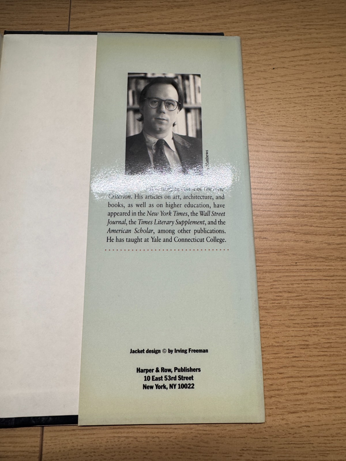 Tenured Radicals Roger Kimball SIGNED Inscribed to Critic Renee Winegarten 1st E image 4