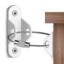 Furniture anchors10-Pack Baby Proof Heavy Duty Furniture Anchors for Dressers...