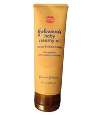 JOHNSONS BABY creamy oil COCOA  SHEA BUTTER VHTF NEW