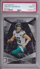 2024 Panini Black Royal Trevor Lawrence /75 #50 PSA 8 NM-MT
