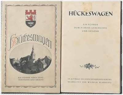 Hückeswagen - ein Führer durch seine Geschichte und Gegend. Blankertz, Wilhelm: