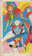 Gatchaman Menko Card Science Ninja Team Ken Joe Anime Japan Vintage 56213