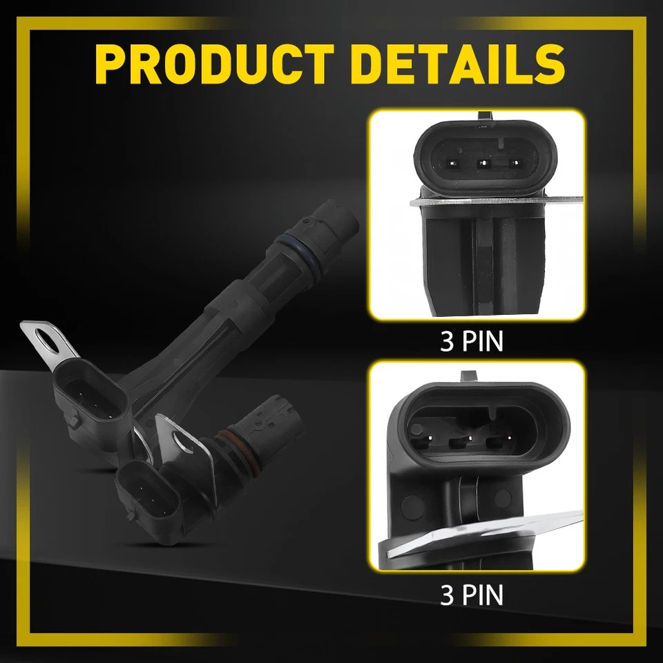 Camshaft & Crankshaft Position Sensor For Chevy Silverado 1500/GMC 5.3L 6.0L - Image 4 of 4