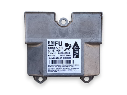 Opel Astra H Airbag-Steuergerät SRS SDM 13137906 FU / 327963935 - Airbag Modul