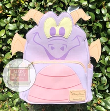 2025 Loungefly Disney Parks Epcot Figment Pastel Collection Backpack - NEW