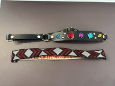 Western Seed Beaded Hat Band's Cowboy Hatband South West Multi Color Hand Made
