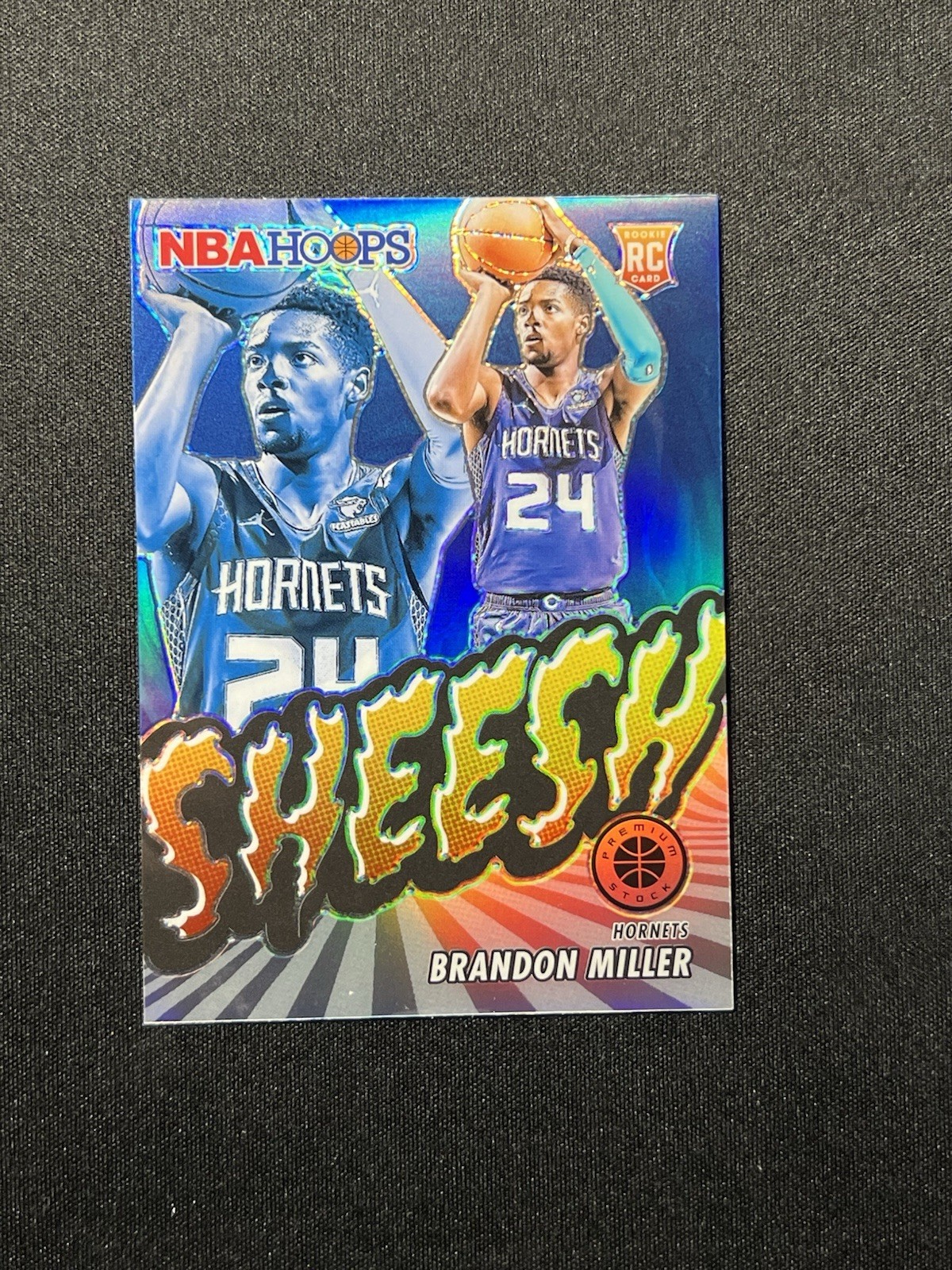 2023-24 Panini Nba Hoops Premium Stock - Sheesh Brandon Miller #25 Silver Prizm