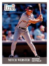 1991 Ultra #116b Mitch Webster : UER: card number should be 119