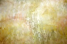 WAVY BATIK ON BROWN - 100 COTTON FABRIC