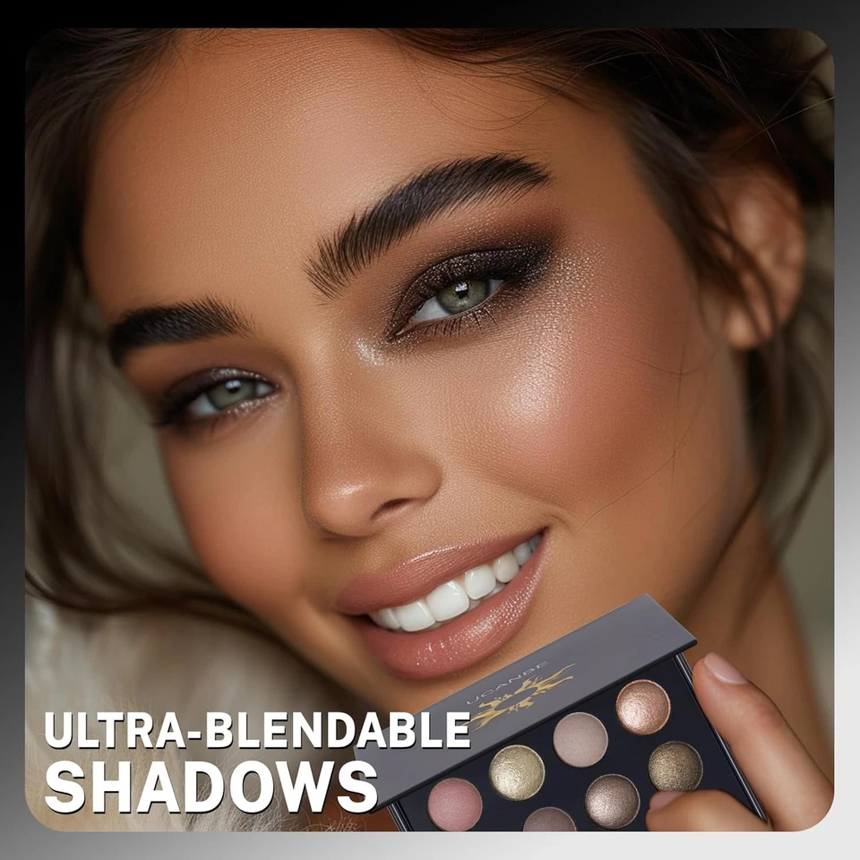 Baked Eyeshadow Makeup Palette with Hidden Gems, 16 Colors Nude Eye Shadow with - Image 3 of 4