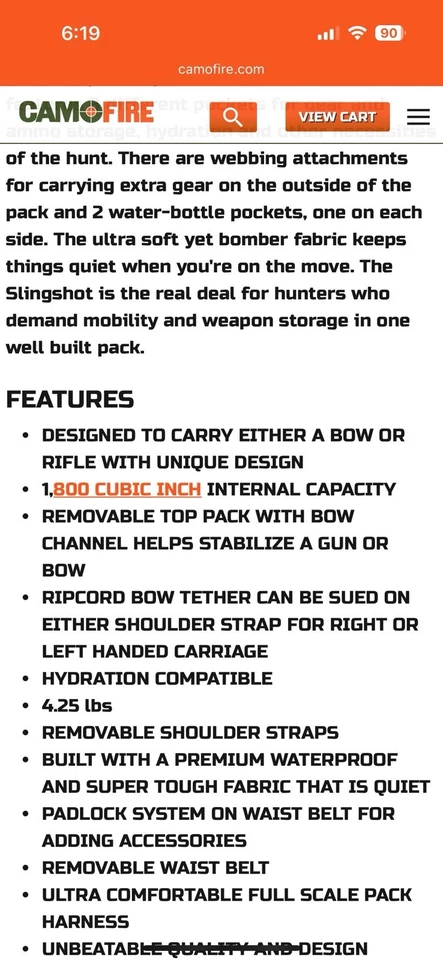 Eberlestock Slingshot Bow Pack - Image 3 of 4
