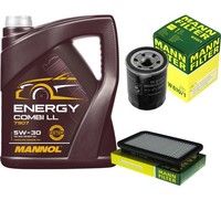 Inspektionspaket 5L Mannol Energy 5W-30 FüR Suzuki Swift III 1.3 1.5 1.6 Liana