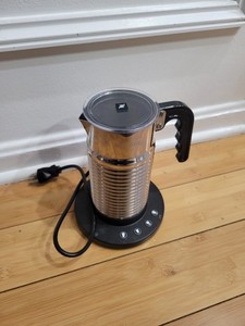 Nespresso Aeroccino 4 Electric Milk Frother & Warmer Silver Model 4192