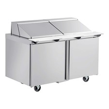 Delfield 4460NP-24M 60" 2 Door Mega Top Front Breathing Refrigerated Sandwich Pr