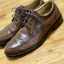 Chaps Brown Leather Men's Oxfords Size 9M