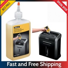 12 oz Fellowes Powershred Shredder Oil - Performance Lubricant w/ Nozzle Bottle.