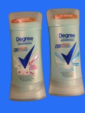 Degree Advanced 72H Deodorant 2.6oz White Flowers Lychee  Shower Clean - 2 Pack