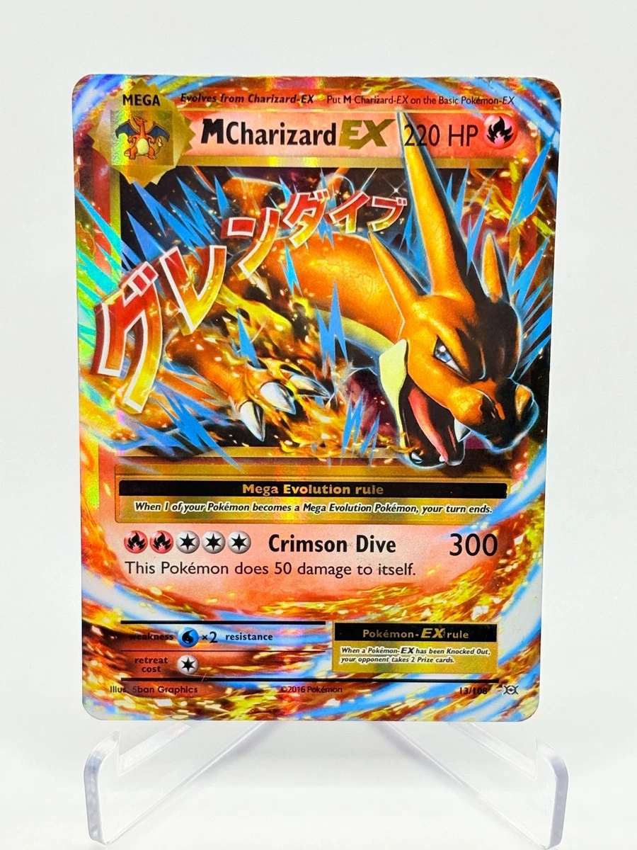 13/108 pokemon card price Amazon.com: Pokemon - Mega-Charizard-EX (13/108) - XY Evolutions main image 0