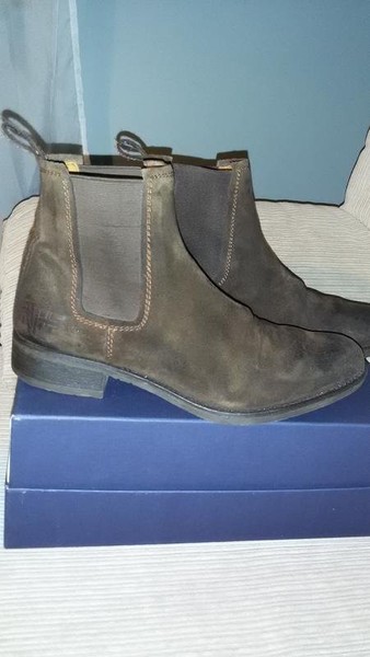 Men Napapijri Boots Brown Suede 41