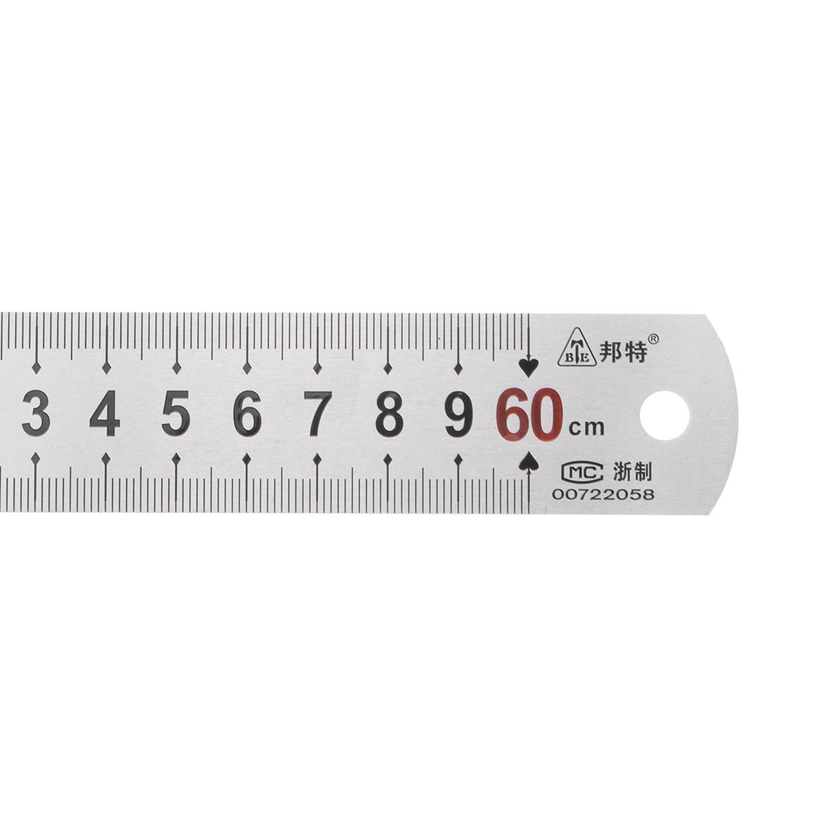 Metal Ruler Uxcell Straight Ruler 60cm 24 Inch Metric Stainless Steel ...