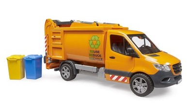 Bruder 02682 Mercedes Benz Sprinter Kommunal Müllfahrzeug 1:16 Müllwagen