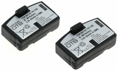 2x Power-Akku f. Sennheiser Kopfhörer HDR 4 6 30 40 54 RI 250J 250S 500 RS 30 40