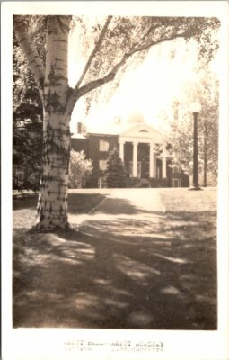 RPPC Abbot Hall Abbot Academy Andover Massachusetts RPPC Old Postcard Unused B15