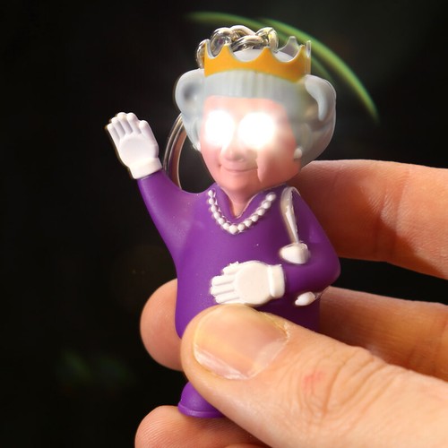 LED Light & Sound Keyring - Rule Britannia Queen Souvenirs & Seaside - Bild 4 von 6