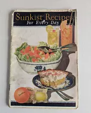 SUNKIST RECIPES FOR EVERY DAY  by California Fruit Growers Exchange booklet