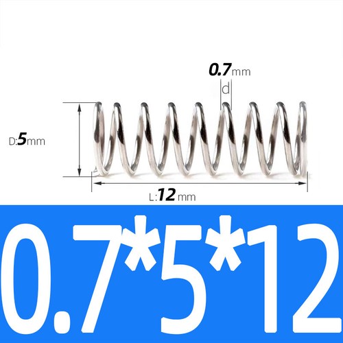 Compression Spring Steel 0.2 - 1mm Wire Dia 2mm - 12mm OD Small Pressure Springs - Picture 56 of 130
