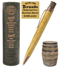 Retro 51 #VRR-2453 / Bourbon Barrel Tornado Rollerball Pen
