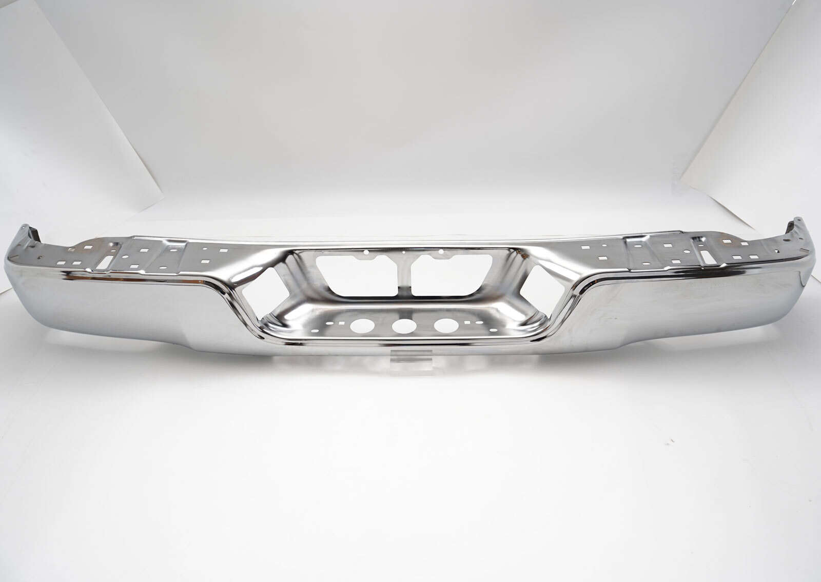 For 20072013 Toyota Tundra Chrome Steel Rear Bumper Shell Face Bar w/o